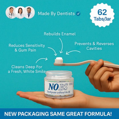 NOBS Toothpaste Tablets (62x per jar)